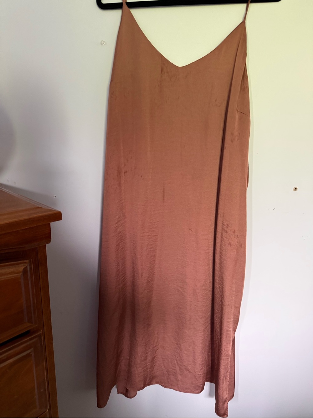 Reitmans Rust-Tone Slip Maxi Dress